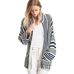 *NOT AVAILABLE* GAP Linen Cotton Stripe Cardigan S